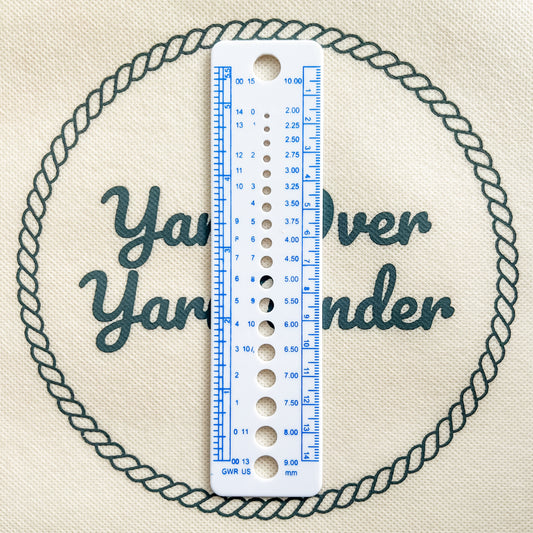 Knitting Gauge Ruler
