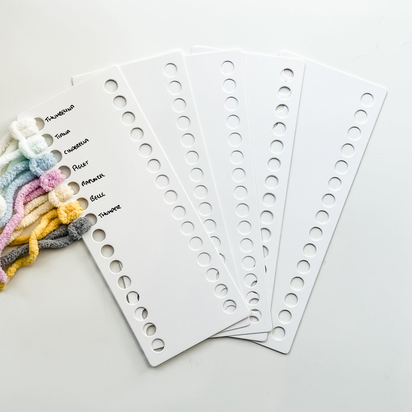 Blank Yarn Colour Cards - 5 Pack