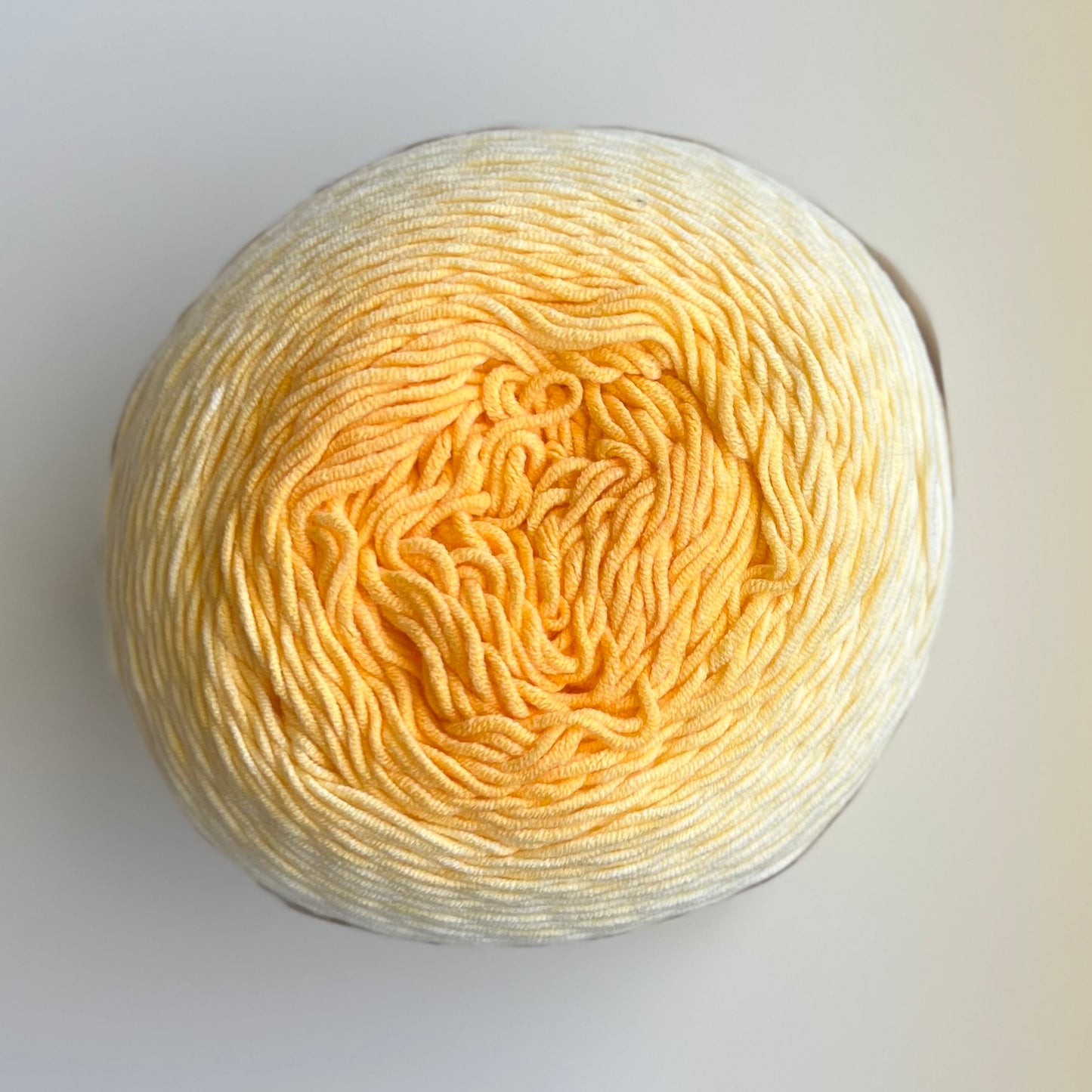 soft pastel light orange ombre yarn