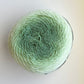 soft pastel dark green ombre yarn