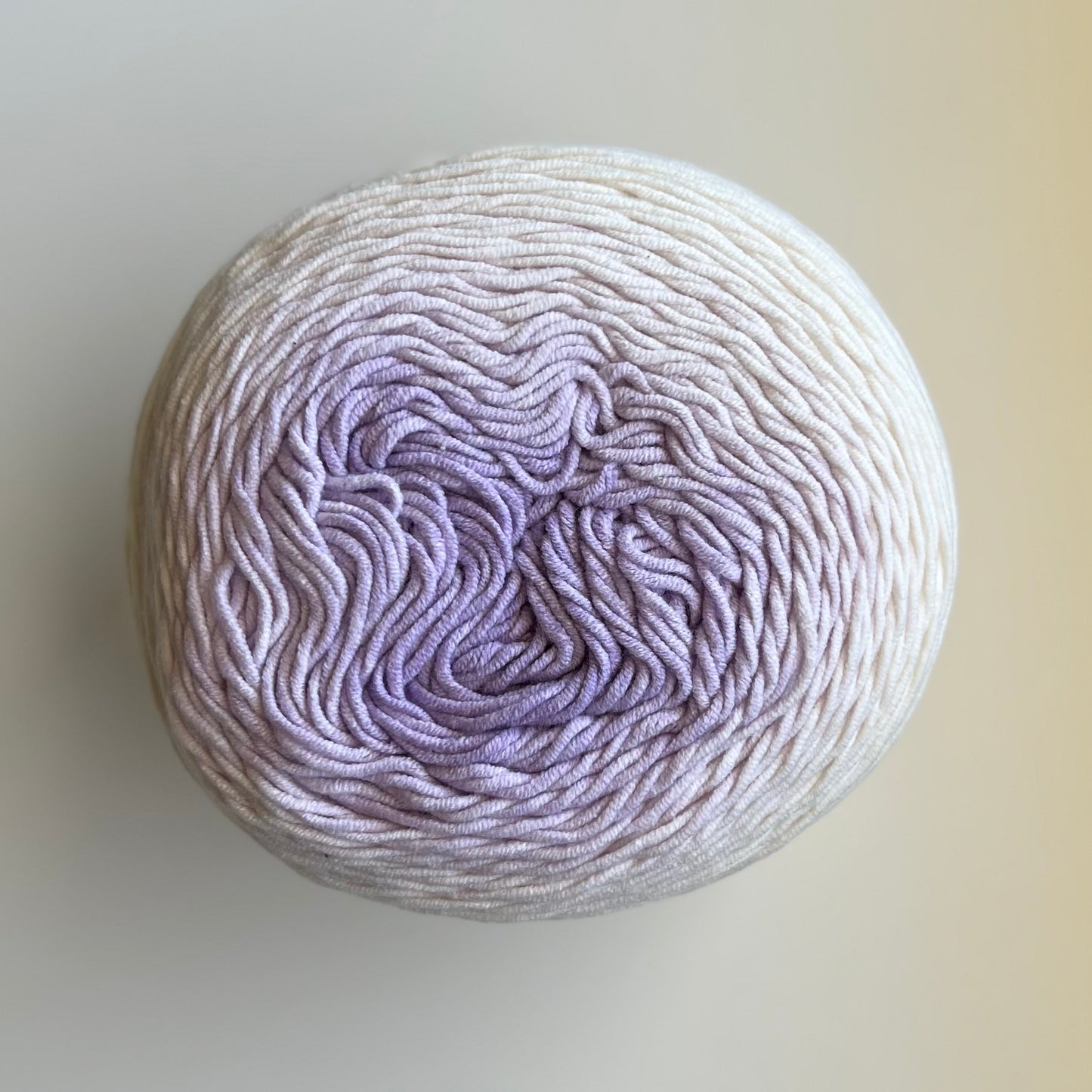 soft pastel purple ombre yarn