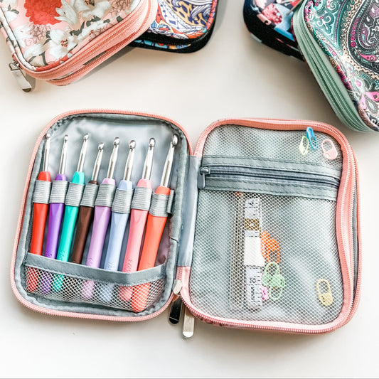 Double Compartment Crochet Case